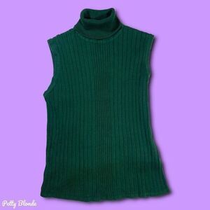 Minimalist Academia Ribbed Knit Tank PL Preppy Sleeveless‎ Top